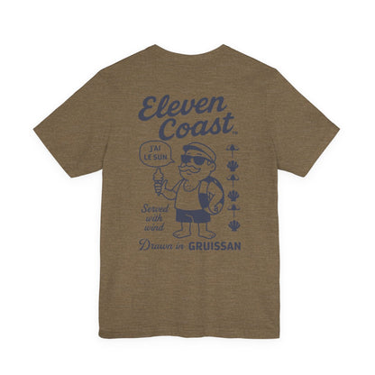Men Navy Ice Cream T-Shirt Summer Vibes 