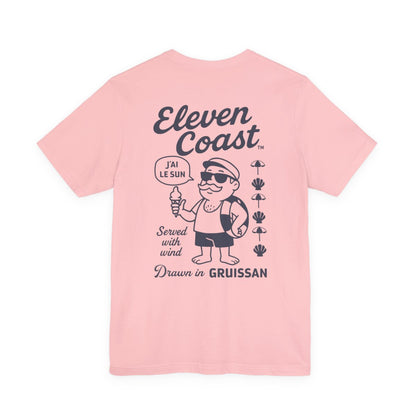Men Navy Ice Cream T-Shirt Summer Vibes 