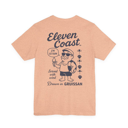 Men Navy Ice Cream T-Shirt Summer Vibes 