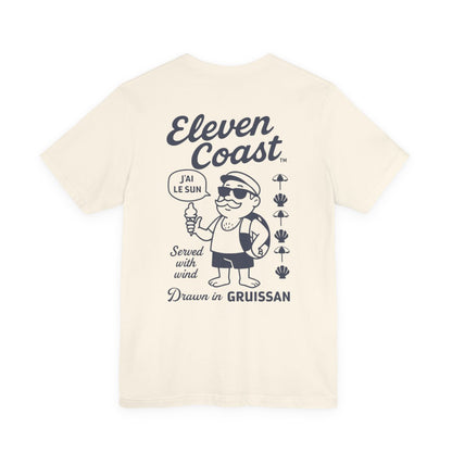 Men Navy Ice Cream T-Shirt Summer Vibes 