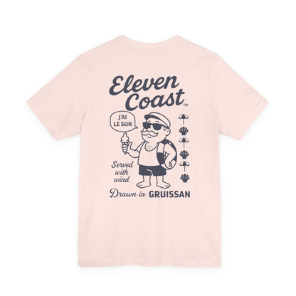 Men Navy Ice Cream T-Shirt Summer Vibes 