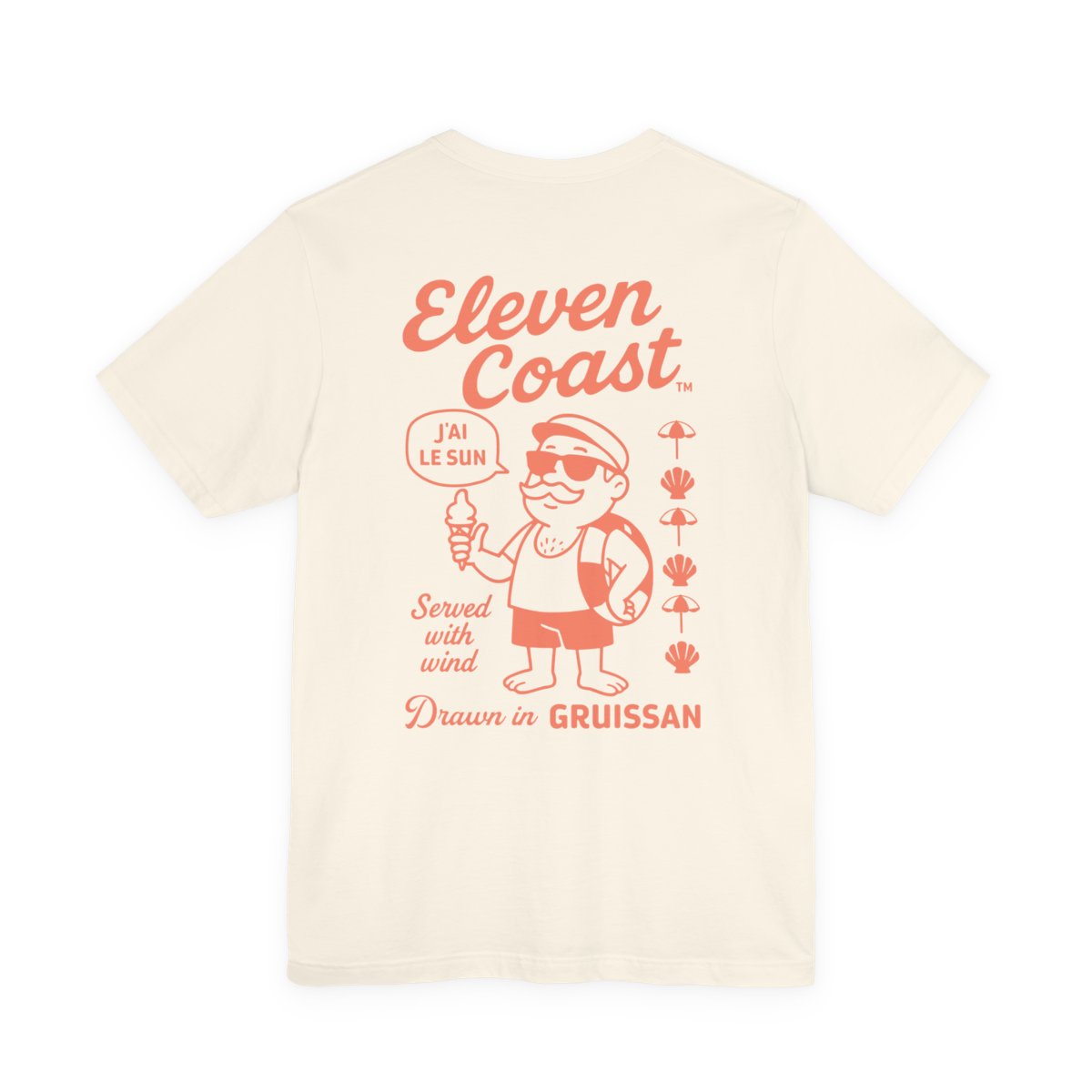 Men’s Summer Ice Cream Tee Orange 