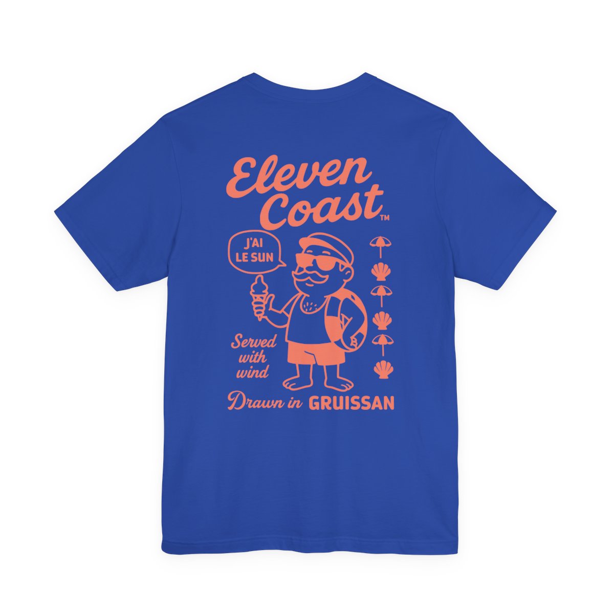 Men’s Summer Ice Cream Tee Orange #en:color_true-royal,fr:couleur_bleu-royal-intense