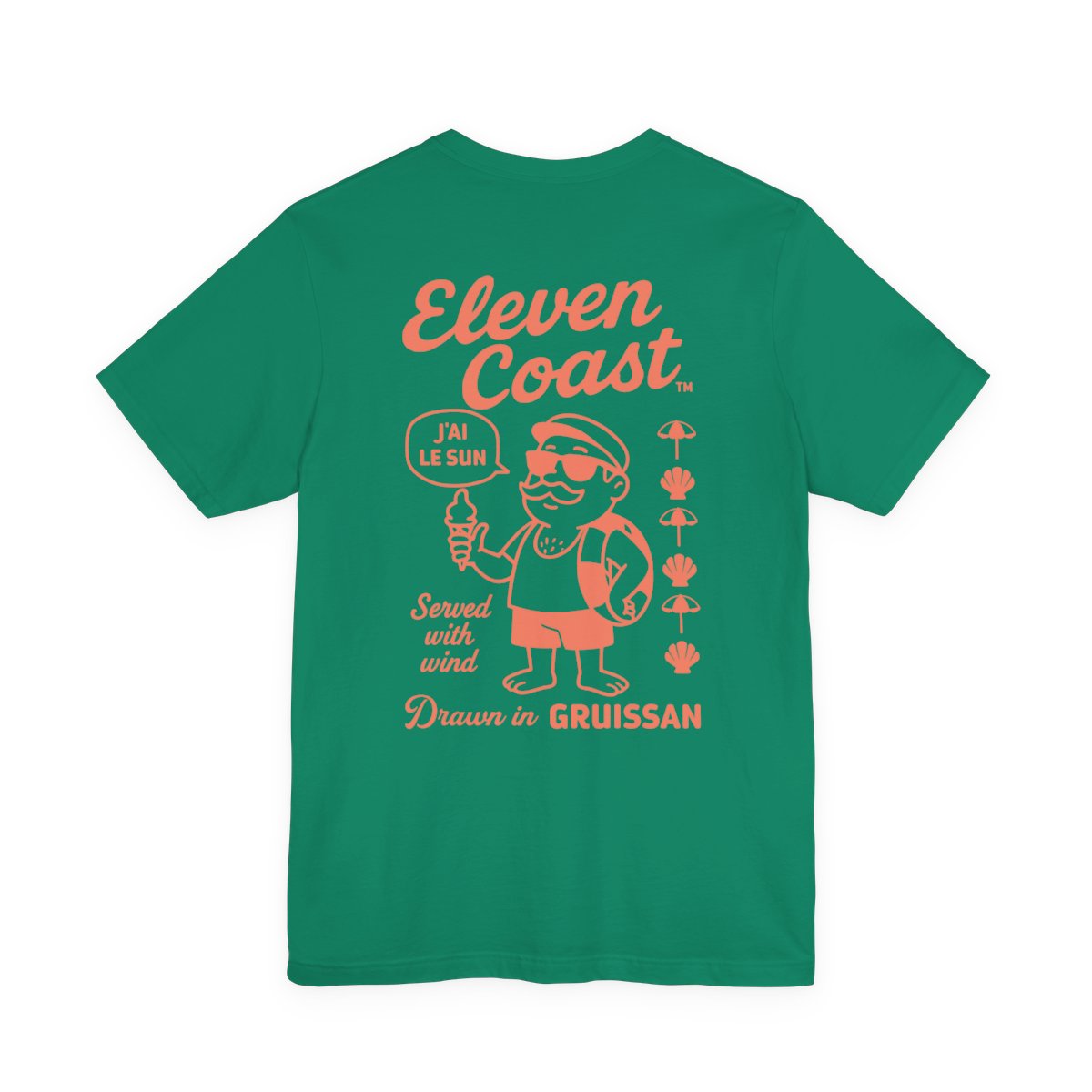 Men’s Summer Ice Cream Tee Orange 