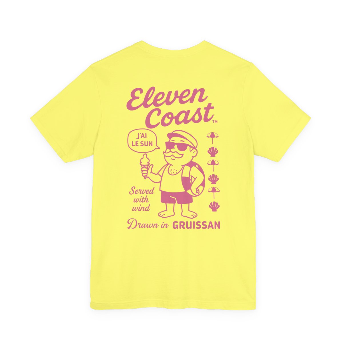 Men's Ice Cream Sun T-Shirt Pink 