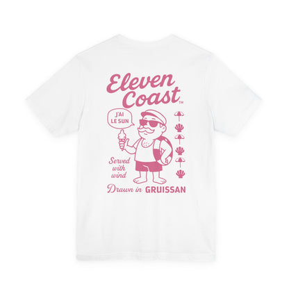 Men's Ice Cream Sun T-Shirt Pink 