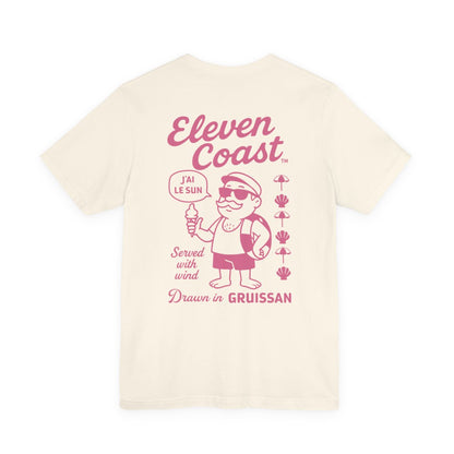 Men's Ice Cream Sun T-Shirt Pink 
