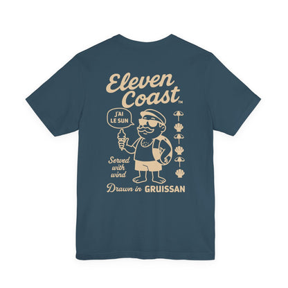 Men's Playful Sand Beige T-Shirt Gruissan 