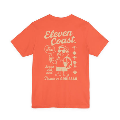 Men's Playful Sand Beige T-Shirt Gruissan 