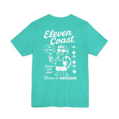 Men's Ice Cream Character T-Shirt White 