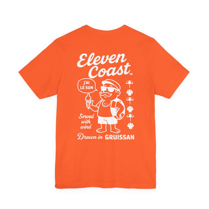 Men's Ice Cream Character T-Shirt White 