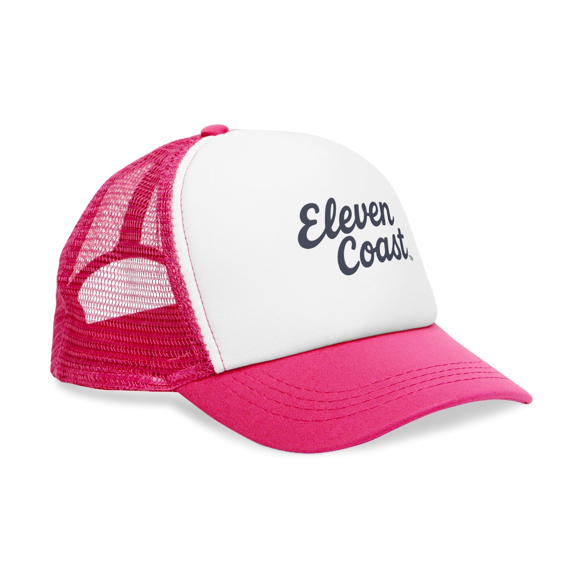 Men's Navy Script Cap Adjustable Fit #en:color_pink,fr:couleur_rose