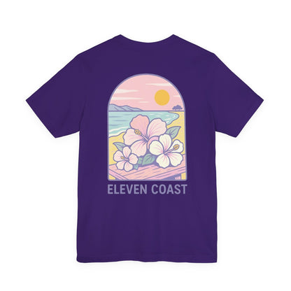 Men's Hibiscus T-Shirt Dawn Lavender 