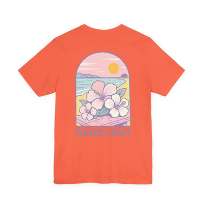 Men's Hibiscus T-Shirt Dawn Lavender 
