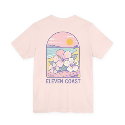 Men's Hibiscus T-Shirt Dawn Lavender 