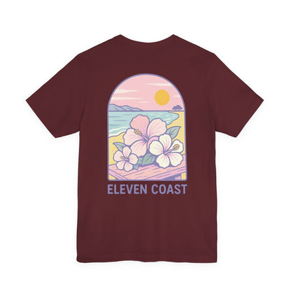 Men's Hibiscus T-Shirt Dawn Lavender 