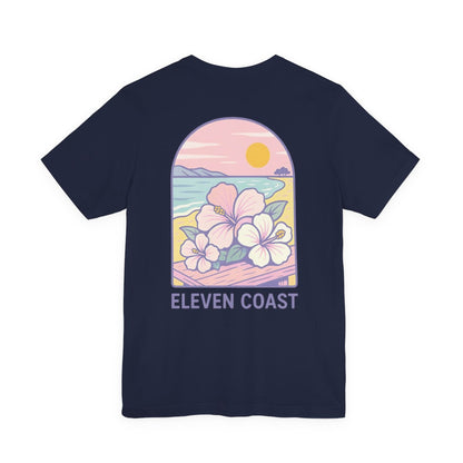 Men's Hibiscus T-Shirt Dawn Lavender 