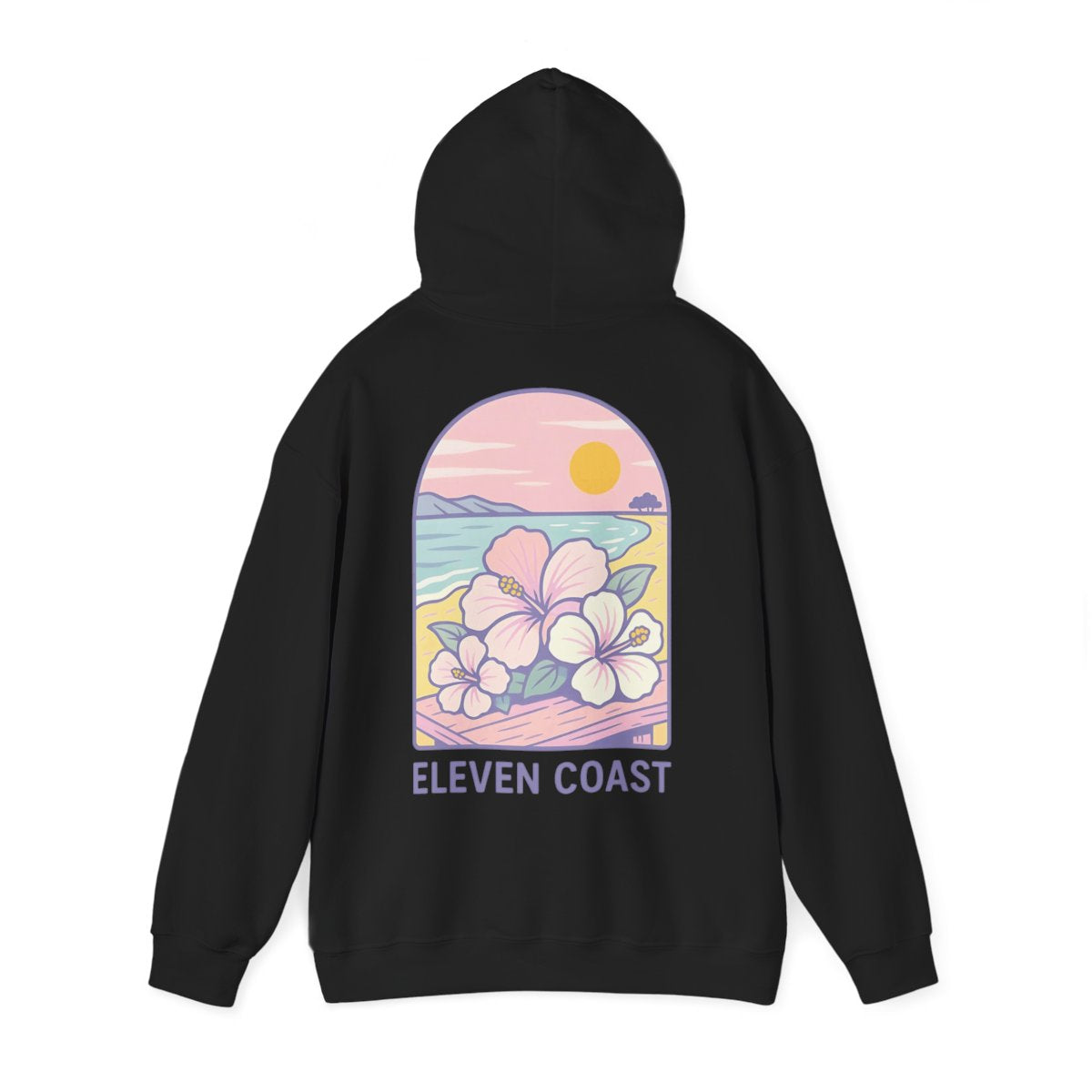 Hibiscus Hoodie For Women Dawn Breeze Lavender 