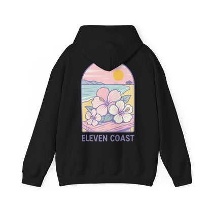 Hibiscus Hoodie For Women Dawn Breeze Lavender 