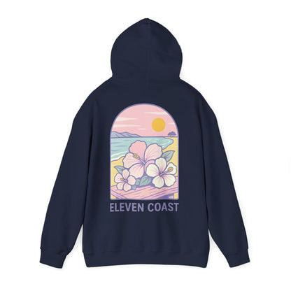 Hibiscus Hoodie For Women Dawn Breeze Lavender 