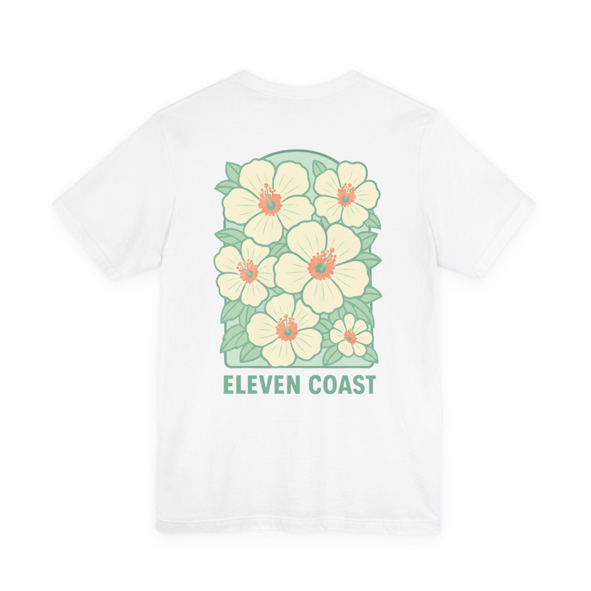 T Shirt For Men Fashion Floral Design Green 