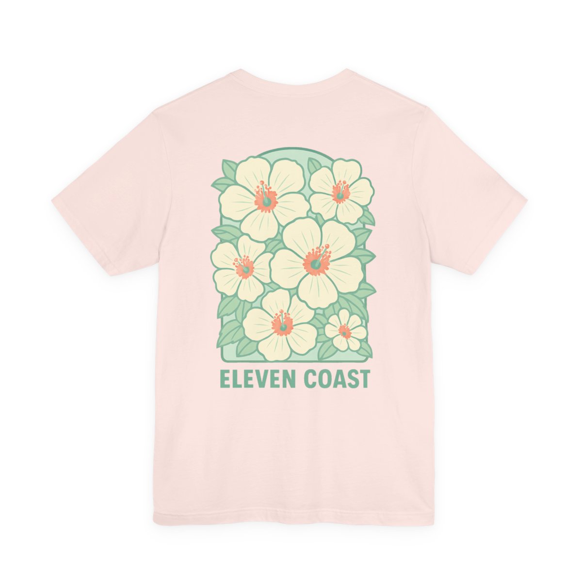 T Shirt For Men Fashion Floral Design Green 