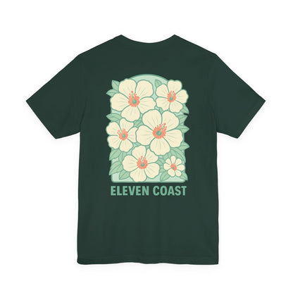 T Shirt For Men Fashion Floral Design Green 