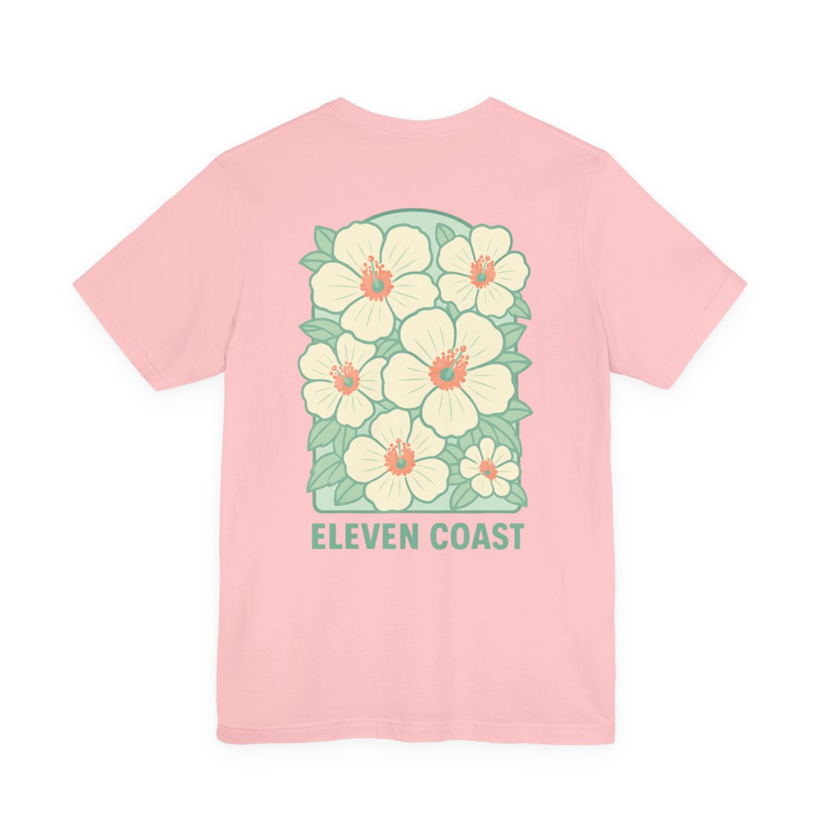 T Shirt For Men Fashion Floral Design Green 