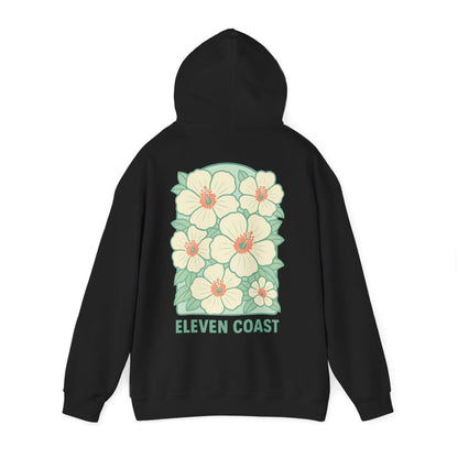 Hoodies For Men Graphic Design Floral Green 