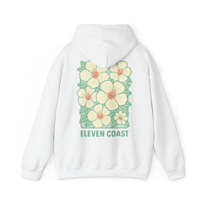 Hoodies For Women Trending Floral Dawn Breeze Green #en:color_white,fr:couleur_blanc