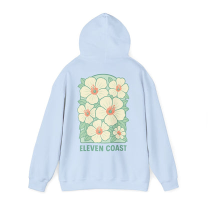 Hoodies For Women Trending Floral Dawn Breeze Green #en:color_light-blue,fr:couleur_bleu-clair