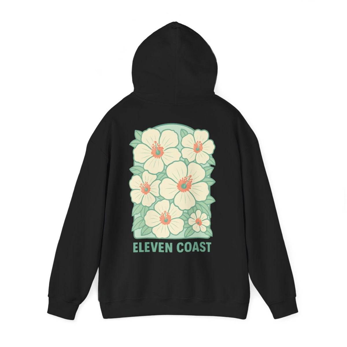 Hoodies For Women Trending Floral Dawn Breeze Green #en:color_black,fr:couleur_noir