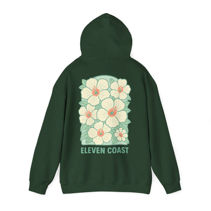 Hoodies For Women Trending Floral Dawn Breeze Green #en:color_forest-green,fr:couleur_vert-foret