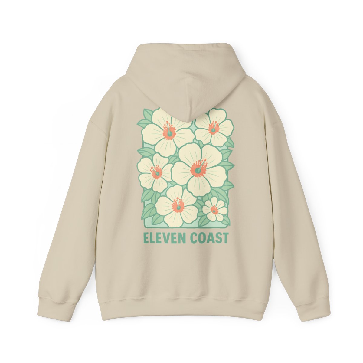 Hoodies For Women Trending Floral Dawn Breeze Green #en:color_sand,fr:couleur_sable