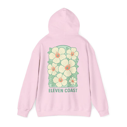 Hoodies For Women Trending Floral Dawn Breeze Green #en:color_light-pink,fr:couleur_rose-clair