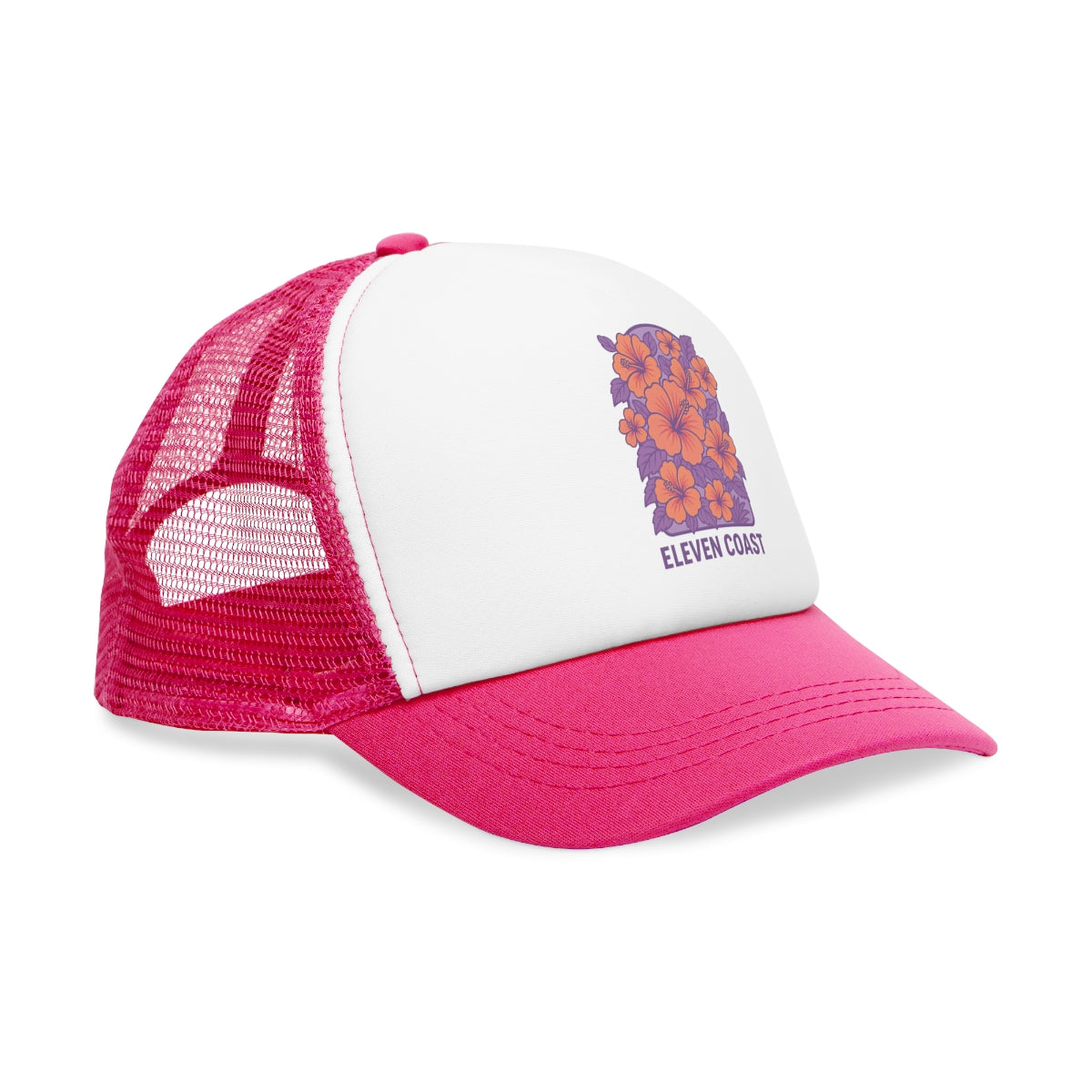 Men's Floral Cap Lavender Hibiscus Fit #en:color_pink,fr:couleur_rose