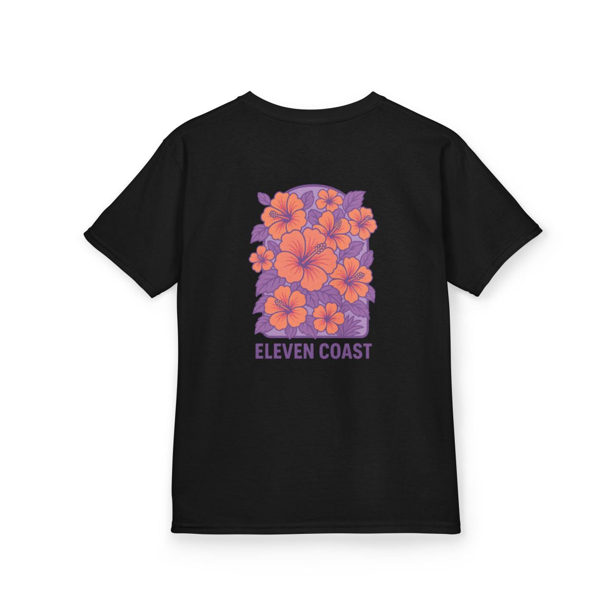 Kids Floral Hibiscus Shirt Lavender 