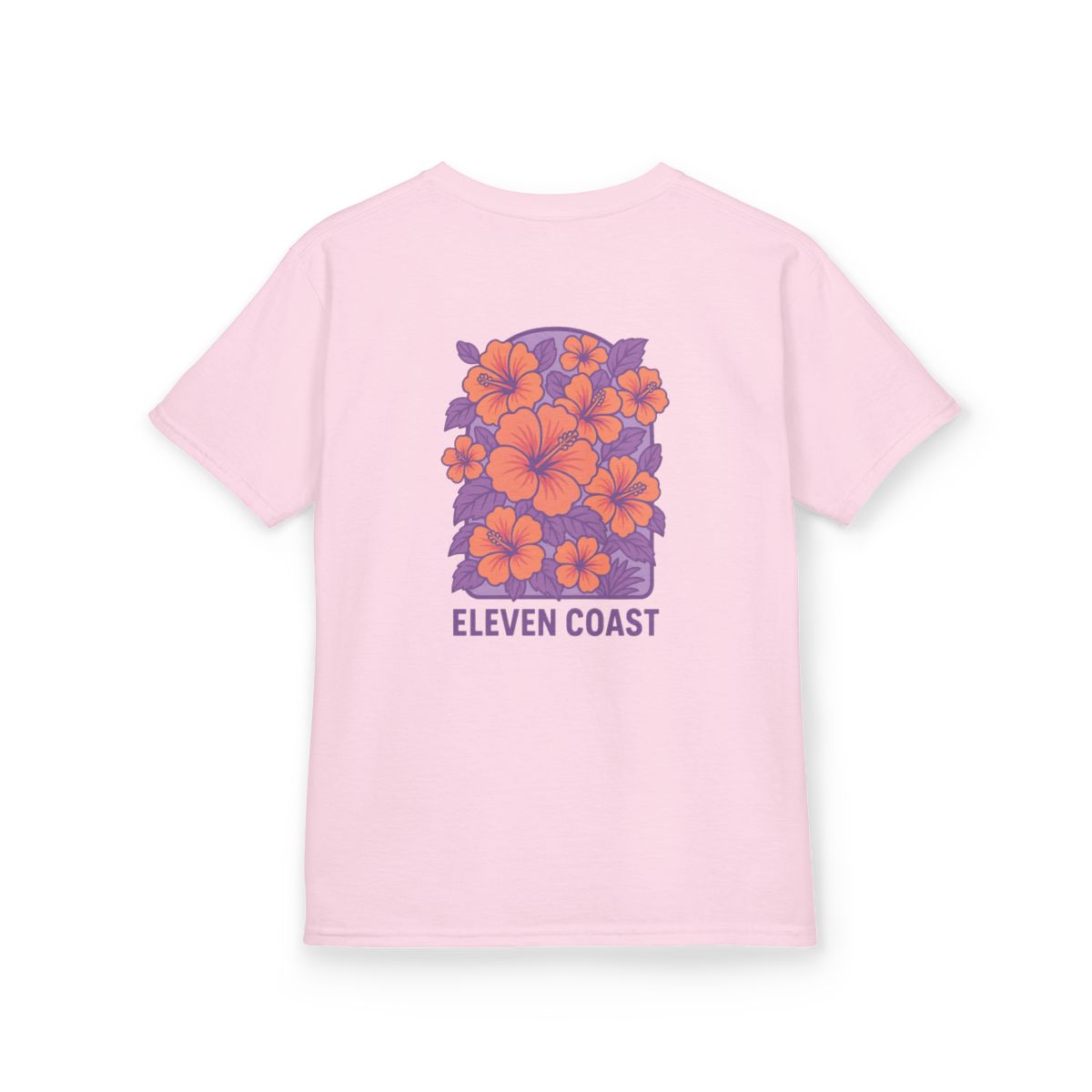 Kids Floral Hibiscus Shirt Lavender #en:color_light-pink,fr:couleur_rose-clair