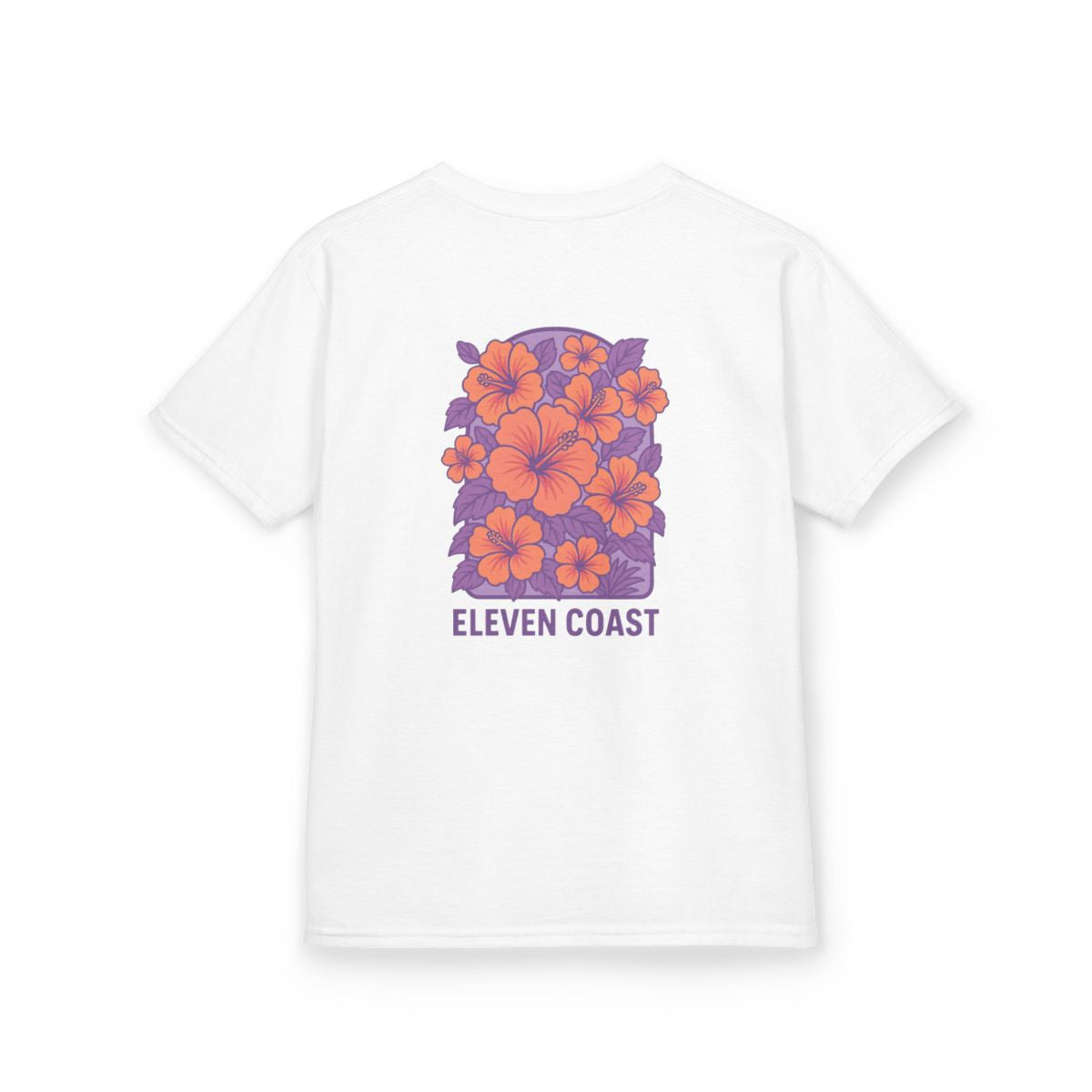 Kids Floral Hibiscus Shirt Lavender 