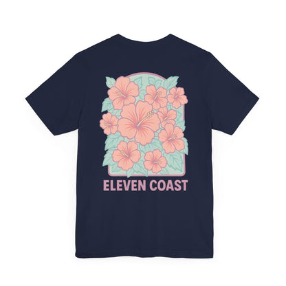 Men’s Hibiscus Floral T-Shirt Pink 