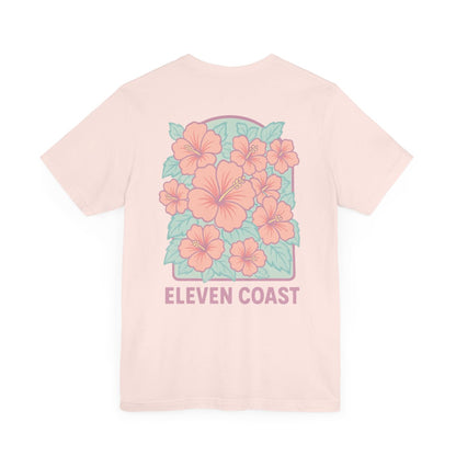Men’s Hibiscus Floral T-Shirt Pink 