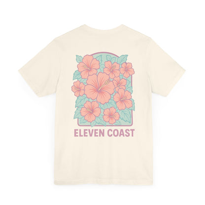 Men’s Hibiscus Floral T-Shirt Pink 