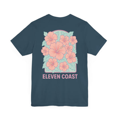 Men’s Hibiscus Floral T-Shirt Pink 