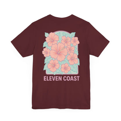 Men’s Hibiscus Floral T-Shirt Pink 