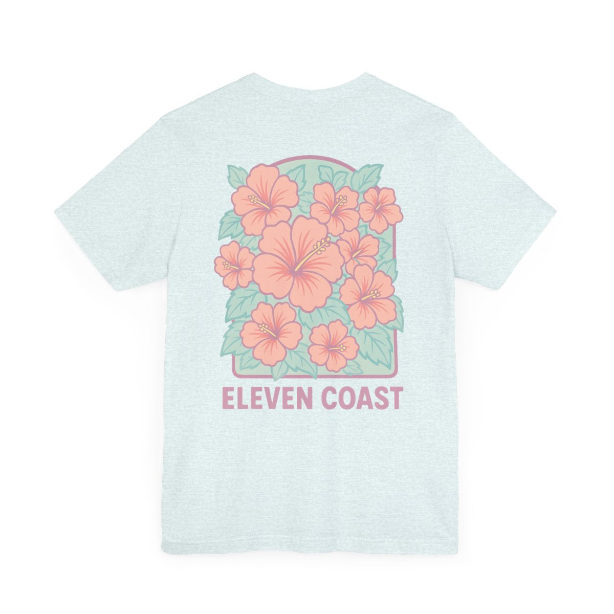 Men’s Hibiscus Floral T-Shirt Pink 
