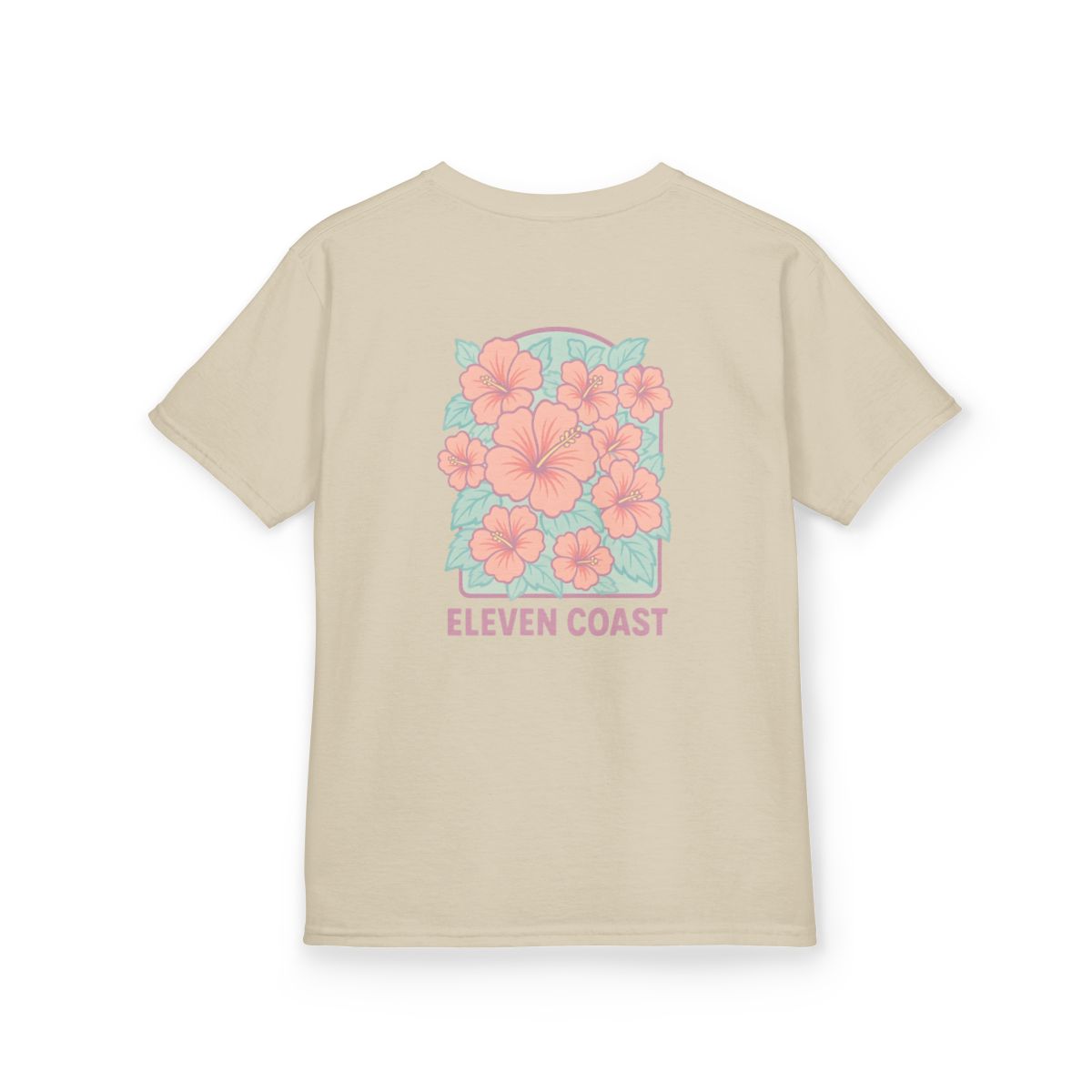 Kids Floral Hibiscus Shirt Pink 