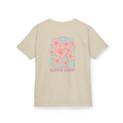 Kids Floral Hibiscus Shirt Pink 