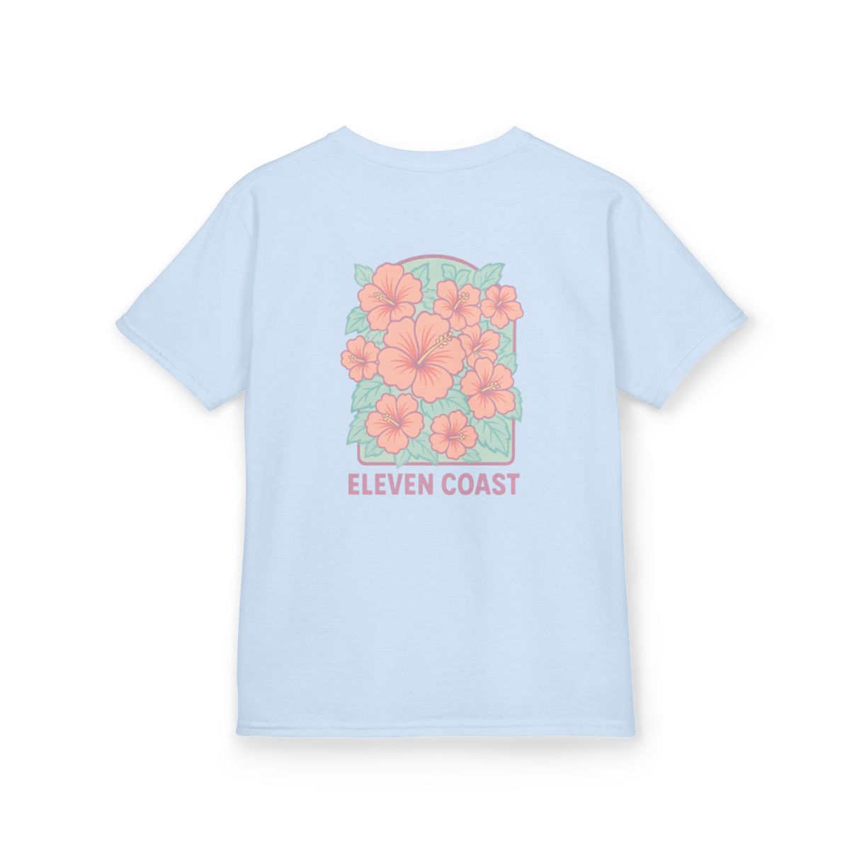 Kids Floral Hibiscus Shirt Pink 
