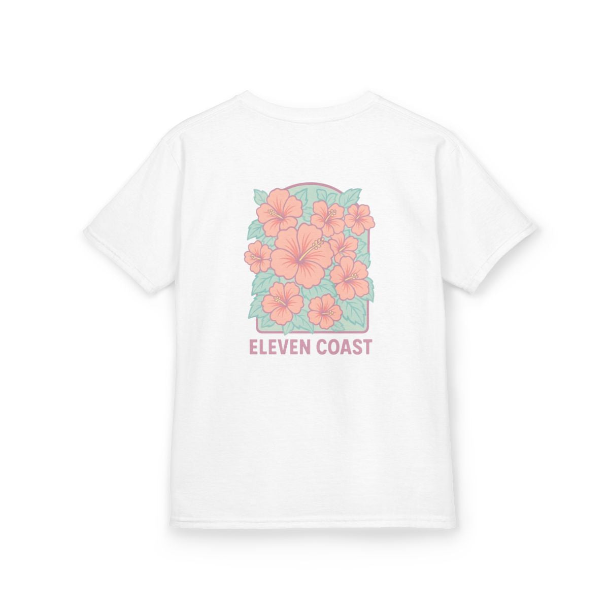 Kids Floral Hibiscus Shirt Pink 