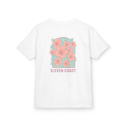 Kids Floral Hibiscus Shirt Pink 